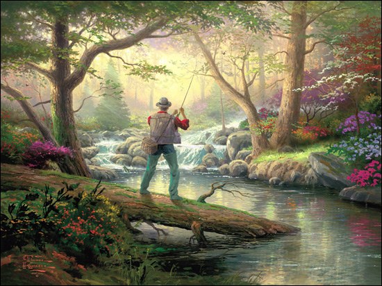 Thomas Kinkade It doesn't get much better